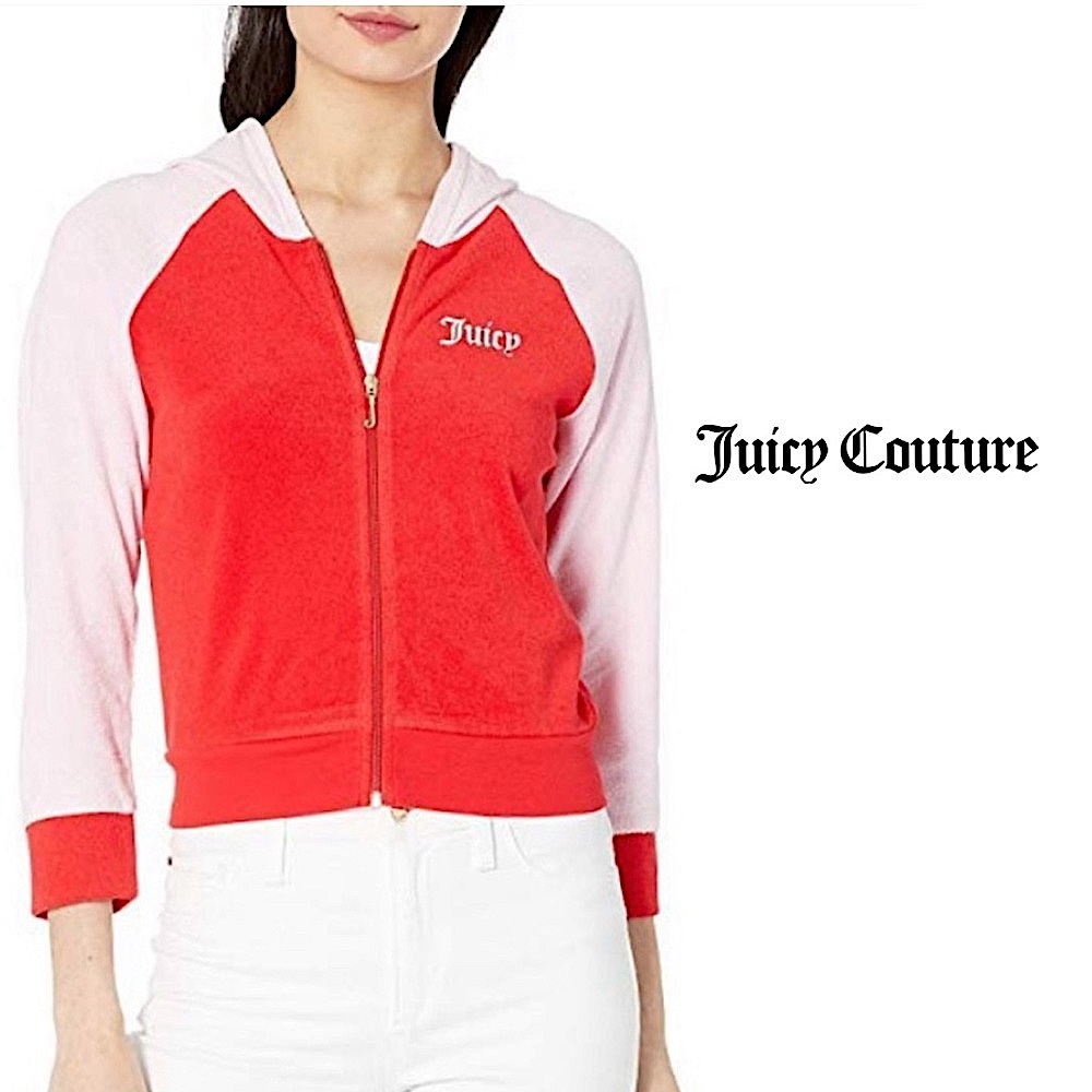 NWT Juicy Couture Microterry Logo Jacket | Sizes: M & L